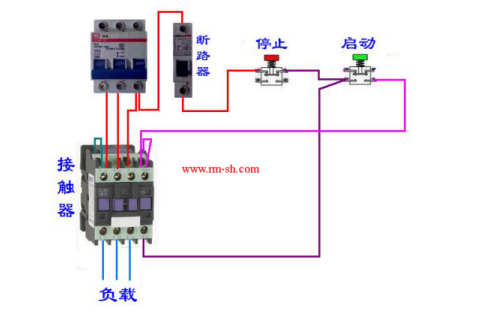 交流接触器实物接线图及常用各种组合电器接线图_接线图分享 交流接触器实物接线图及常用各种组合电器接线图