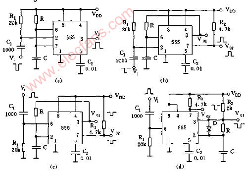 单稳态触发器的四种基本电路图-华强资讯-华强电子网