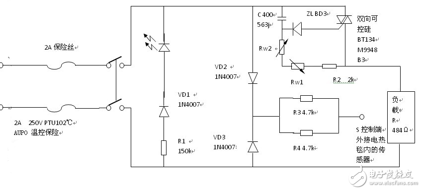 数显温控器电路图大全(五款数显温控器电路设计原理图