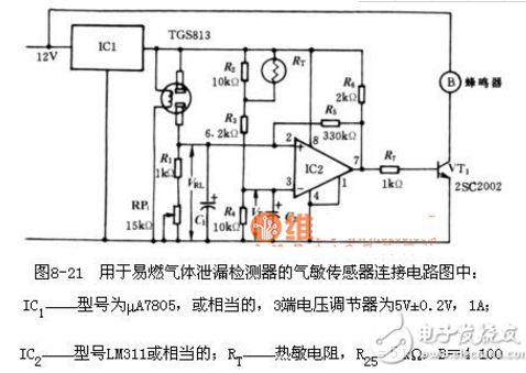 氣敏傳感器電路圖大全（六款氣敏傳感器電路設(shè)計原理圖詳解）