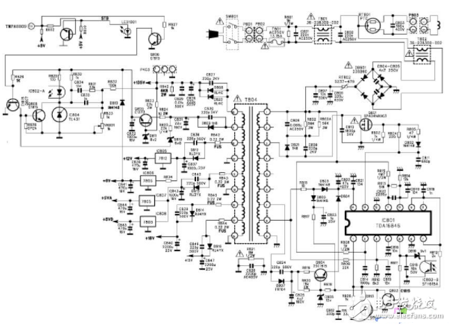 tcl电视机开关电源电路图大全(典型tcl王牌彩电开关电源电路详解)