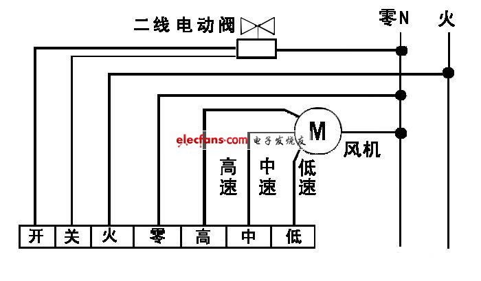 空调温控器电路调温电路图讲解