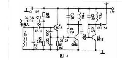 9018無線話筒電路圖