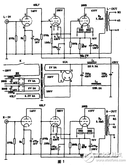 300b单端胆机电路图（六款模拟电路设计原理图详解）