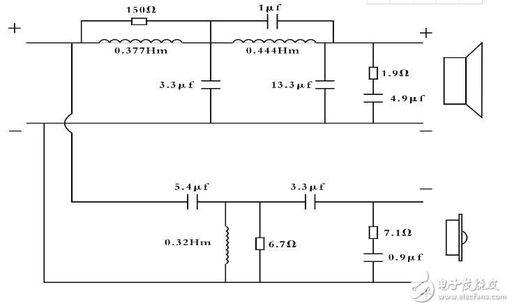 音响二分频器电路图（六款模拟电路设计原理图详解）