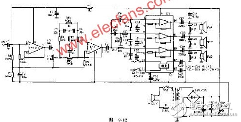 音响二分频器电路图（六款模拟电路设计原理图详解）