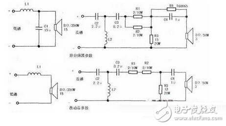 音响二分频器电路图（六款模拟电路设计原理图详解）