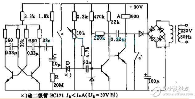 繼電器開關電路圖大全（光控開關電路/時間繼電器/單穩觸發電路）