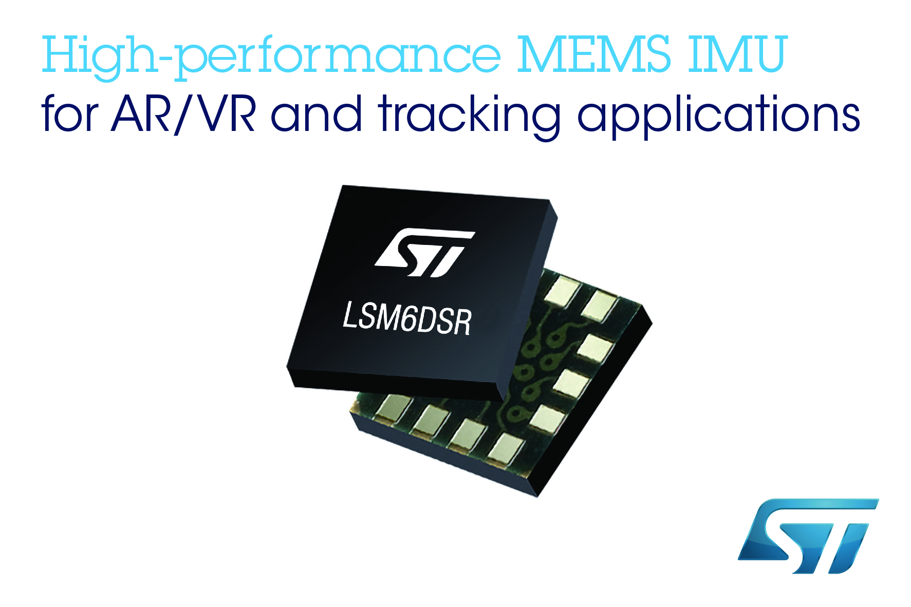 意法半导体推出高性能MEMS惯性模块，瞄准高要求的AR、VR和跟踪应用