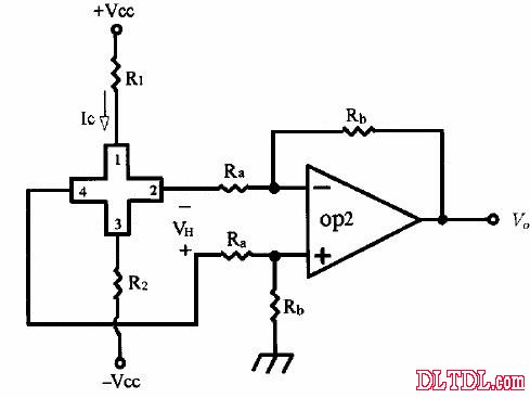霍爾元件供電定電壓驅動之一