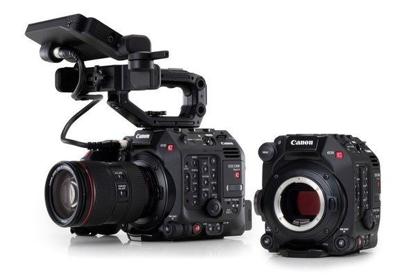 EOS C500 Mark II（左）和EOS C300 Mark III数字电影摄影机
