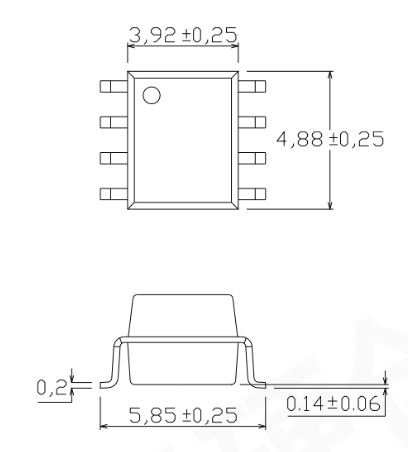 奥伦德OR-063L封装尺寸 奥伦德OR-063L封装尺寸