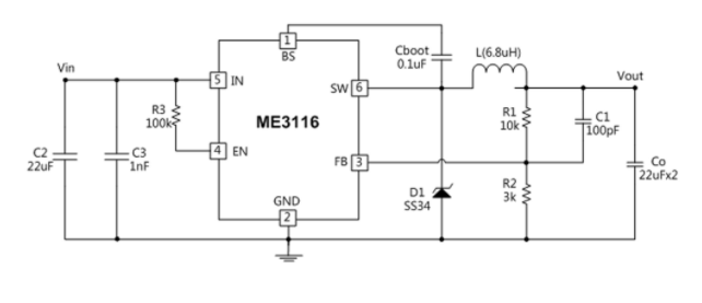 关于稳压芯片ME3116应用方案介绍 关于稳压芯片ME3116应用方案介绍