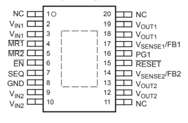 TPS70751PWP引脚图