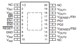 TPS70251PWP引脚图