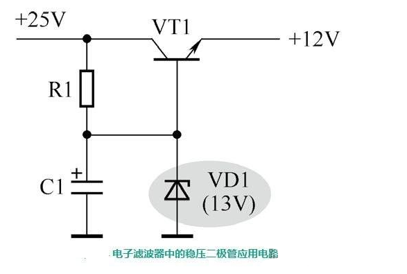 电子滤波器中的稳压二极管 电子滤波器中的稳压二极管