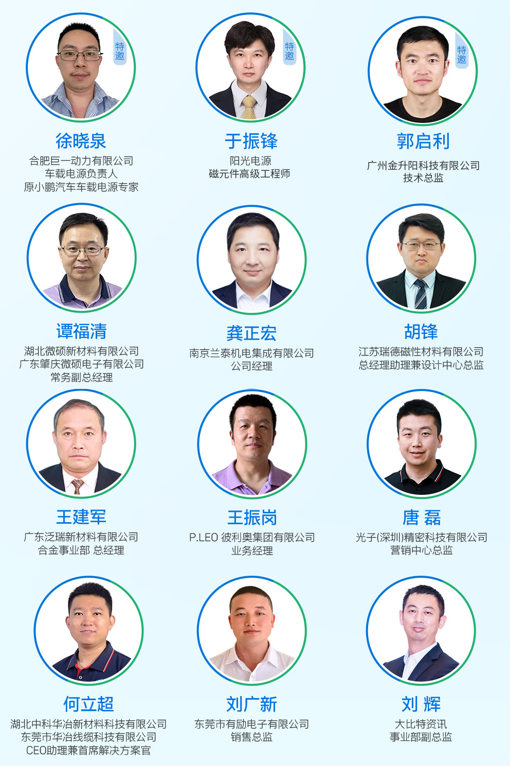 演讲嘉宾