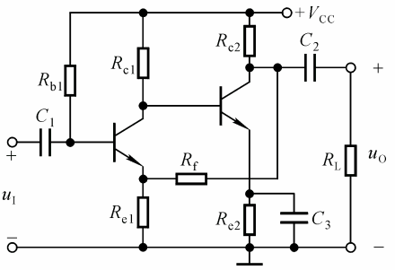 一,反馈回路的判断电路的放大部分就是晶体管或运算放大器的基本电路