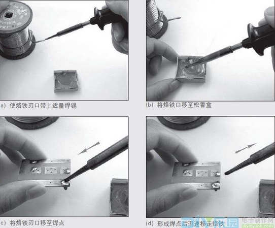 带锡焊接法