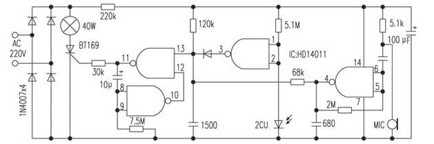 Tc4011bp схема включения