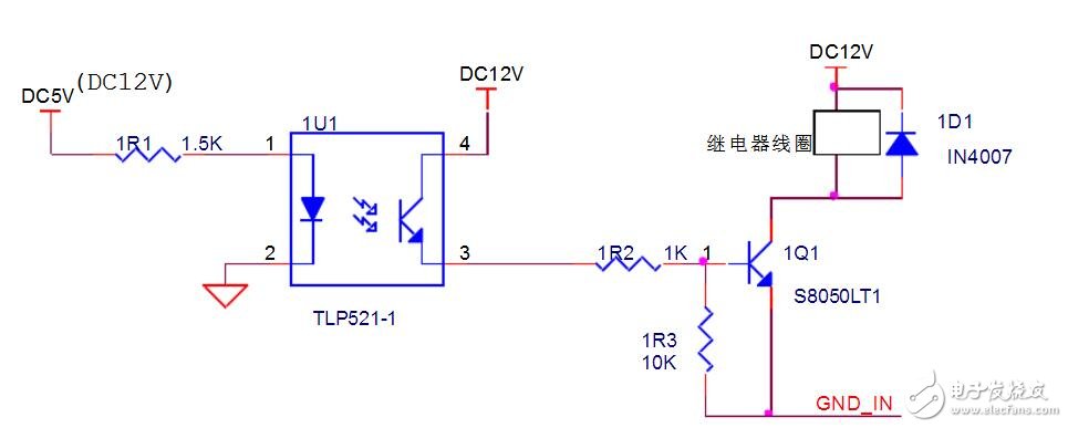 光耦驱动继电器电路图大全（光电耦合器/ULN2803 /开关电路）