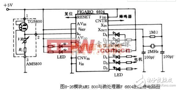 气敏传感器电路图大全（六款气敏传感器电路设计原理图详解）