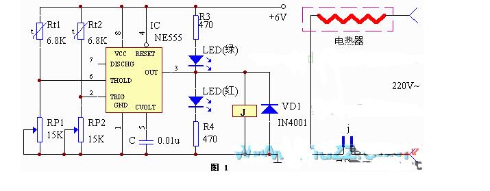 ne555调温电路图大全