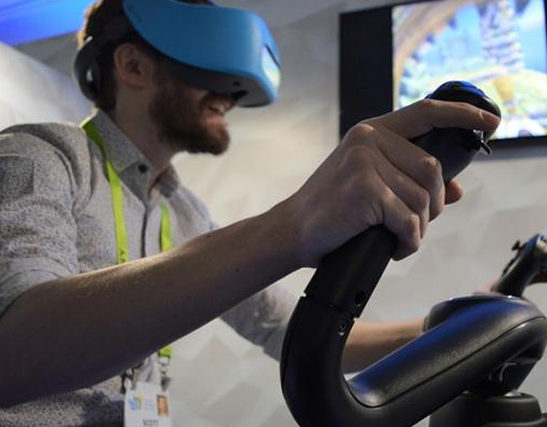 NordicTrack即将推出的VR健身车搭配Vive Focus的Demo体验