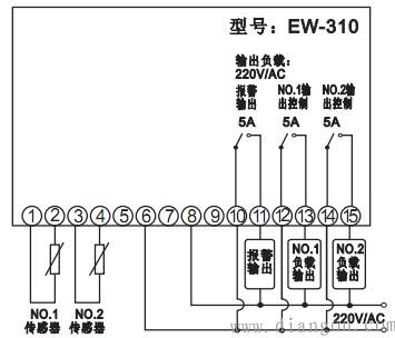 温度控制器接线方法_温度控制器接线图