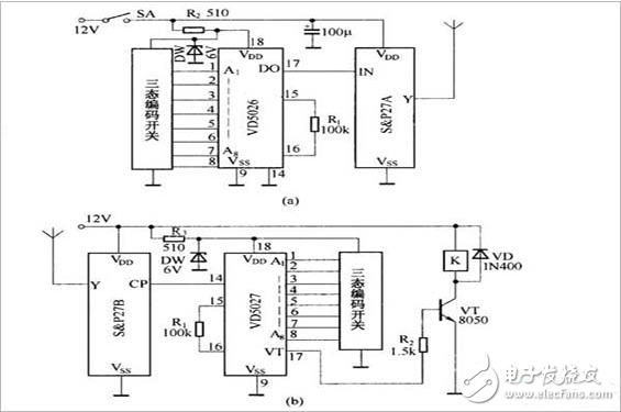无线遥控开关电路图大全(六款电路图介绍）