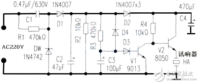 停电报警器电路设计方案汇总（五款模拟电路设计原理图详解）