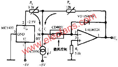 测温电路的原理  www。elecfans。com