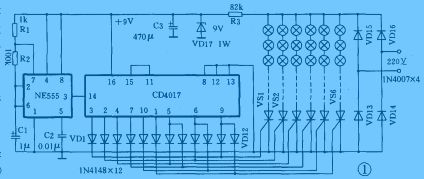 Cd4017. Счетчик микросхема cd4017. Cd4017 ne555 схема. Бегущие огни на ne555 и cd4017 схема. Эмуляция микросхемы cd4017.