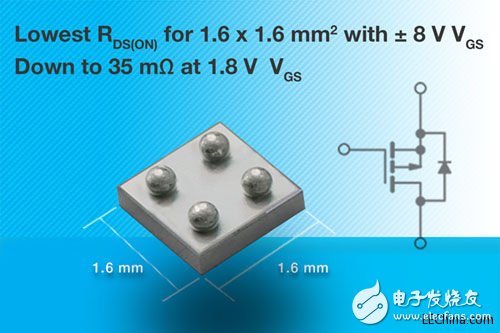 Vishay发布新款芯片级MOSFET，可减少智能手机、平板电脑中的功耗