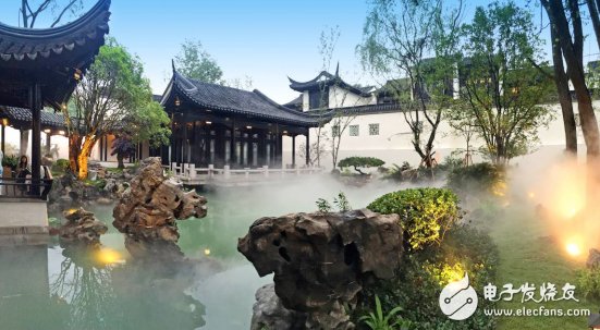 HDL将家居置于园林，为用户打造桃花源别墅的居住