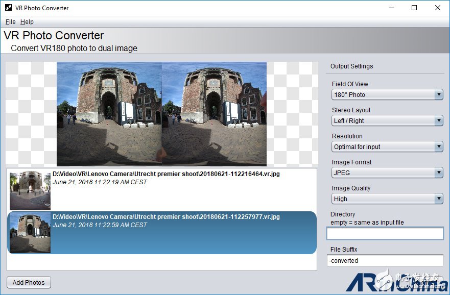 vr光转换器工具可以将vr视频转换为vrstills