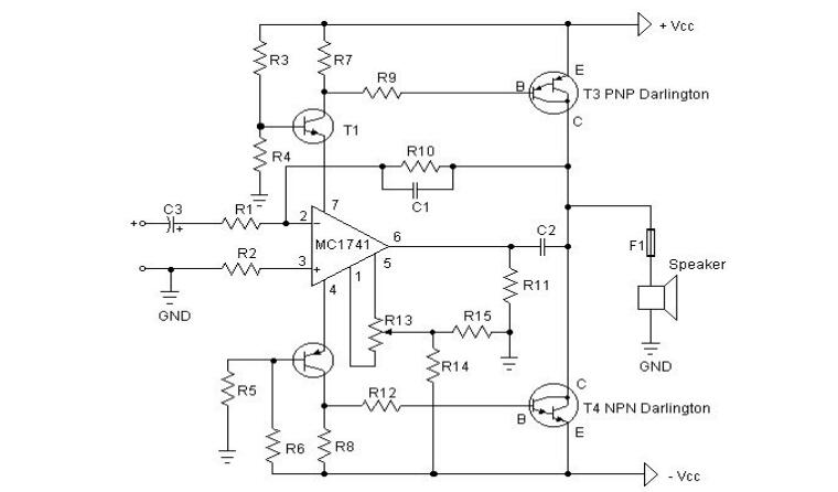 1,100w*2 hi-fi功率放大器電路stk2100-2為發燒級大功率功放集成電路