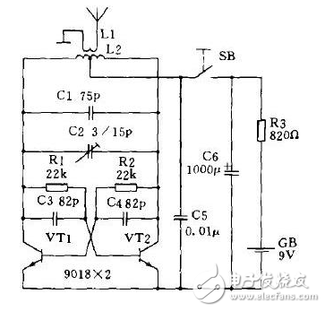 最简单无线发射电路图大全（超声波发射/射频收发电路/调频发射器）
