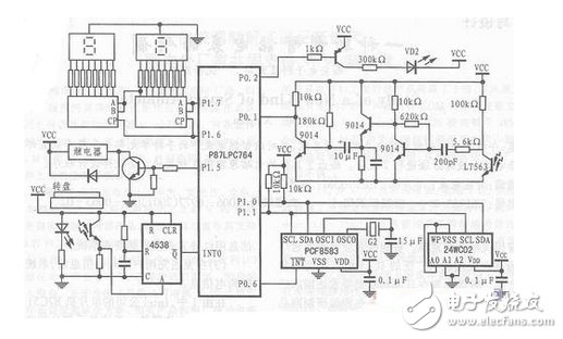 电表费率系统电子电路设计