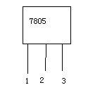 简述 7805 引脚图和参数 7805稳压芯片作用