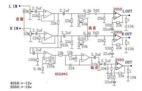 tda2030a功放电路图原理图片