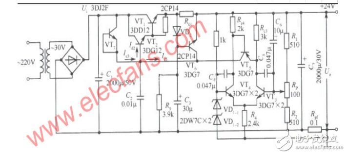 24v开关电源电路图以及工作原理2