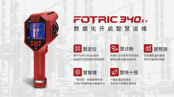 FOTRIC 340X+云热像，数据化开启智慧运维
