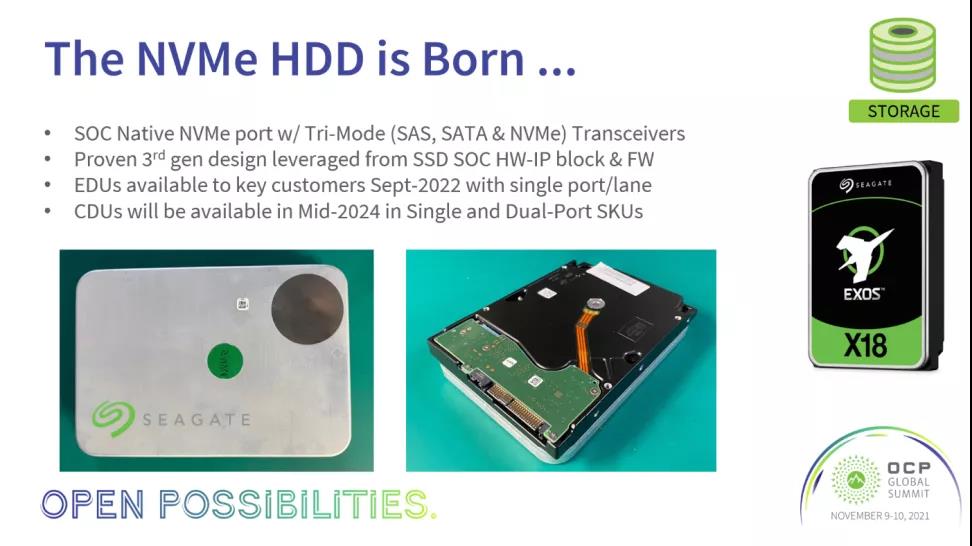 2、希捷展示业界首个 PCIe 机械硬盘，预计 2024 年上市