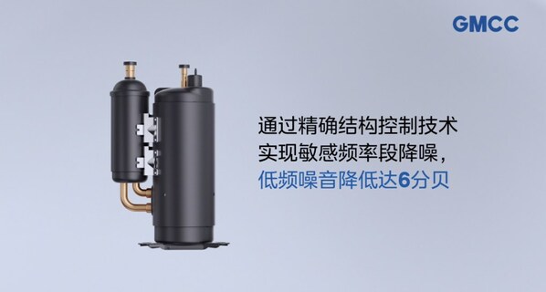 GMCC美芝推出热泵压缩机精准控频静音技术