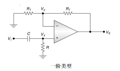 高通滤波器电路图