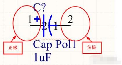 钽电容在PCB电路板中的电路符号