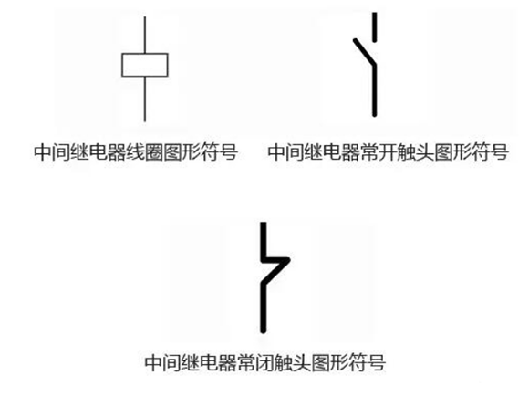 中间继电器的符号图图片
