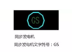 同步发电机的图形符号