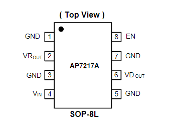 AP7217A-33SPG-13引脚图